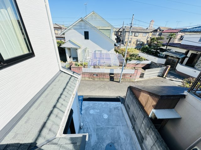 市川市中国分２丁目新築戸建の展望|バルコニーより道路側眺望