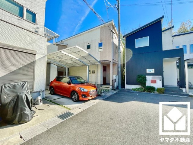 京田辺市薪堀切谷の前面道路含む現地写真