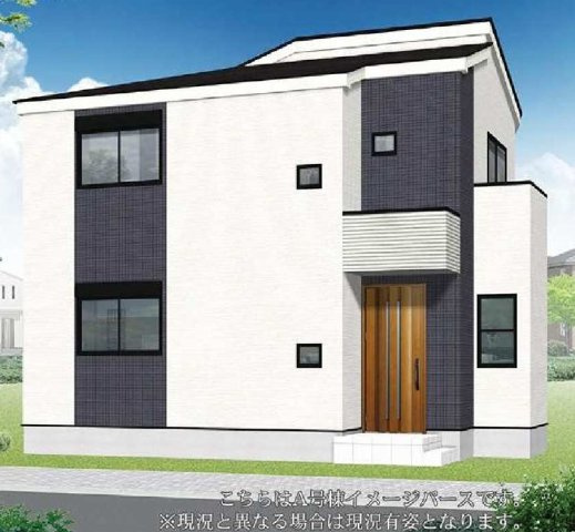 【横浜市西区西戸部町2丁目203-9全3棟新築戸建て】★仲介手数料無料★（一本松小学校・老松中学校）の外観パース