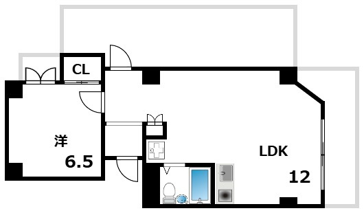 ハイム篠の間取り