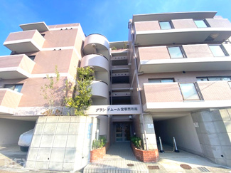 【外観】 | 【グラン・ドムール宝塚売布南】地上４階建　総戸数１２戸　ご紹介のお部屋は最上階４階部分の角部屋です！！