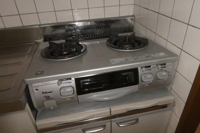 パークハイツのキッチン|2口ガスコンロ