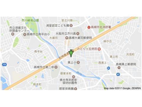 レジデンス西田Aの地図