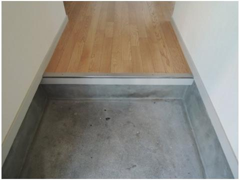 レジデンス西田Aの玄関