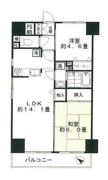 台東区千束４丁目の賃貸マンション