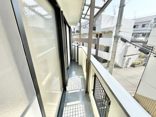 枚方市村野本町　中古一戸建てのバルコニー|陽当たり良好なバルコニーです