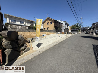 【前面道路含む現地写真】 | 宇治市広野町宮谷　2区画　D号地　売土地　建築条件付き　