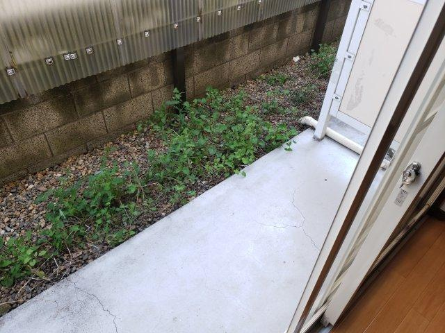 西新小岩コスモハイツのバルコニー