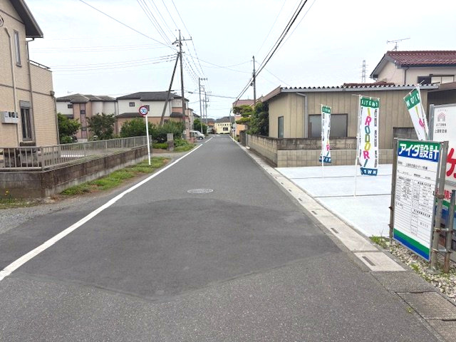 上里町忍保（全2棟)2号棟の前面道路含む現地写真|建物完成済みでございます。お部屋のご内覧可能でございます。お気軽にお問合せ下さいませ(^▽^)/