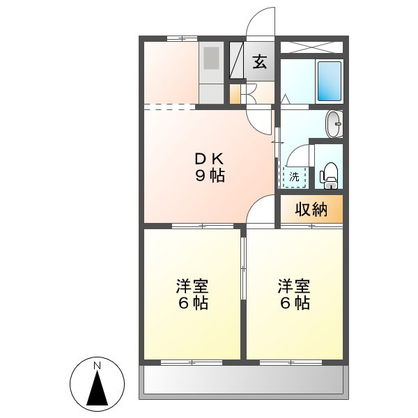 ロイヤルハイツ692の間取り