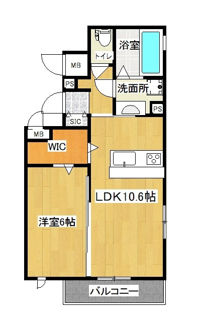 アンティークショコラⅢ番館の間取り