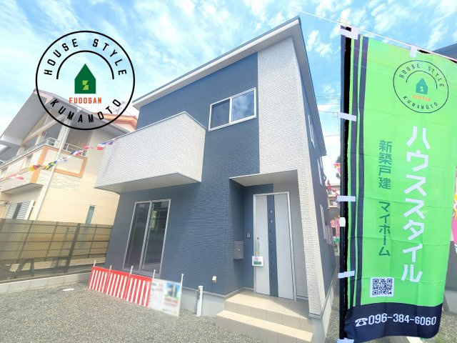 熊本市西区池田2丁目第3-5棟（3号棟）の外観|デザイン性のある外観です。