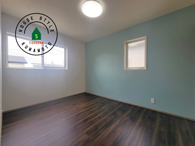 熊本市西区池田2丁目第3-5棟（4号棟）の洋室|採光良好な洋室は全居室、複層ガラスの遮熱効果と断熱効果で、一年中快適に過ごせます。