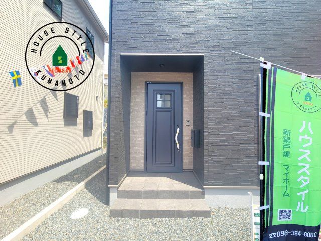 熊本市西区池田2丁目第3-5棟（4号棟）の玄関|おでかけの時も帰った時も、「我が家」を最初に感じでもらえる素敵な空間に。