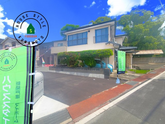 熊本市西区池田2丁目第3-5棟（4号棟）の前面道路含む現地写真|見学の時間などお気軽にお問い合わせ下さい。