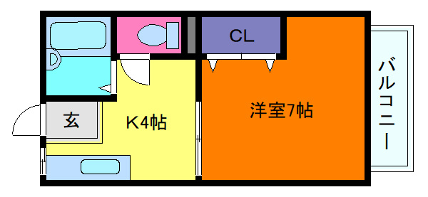 コート山手御影の間取り