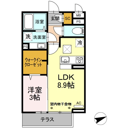 Ｌｉｌｙ　Ｇｏｌｄの間取り