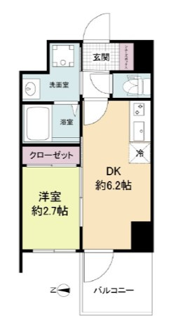セレニテ新大阪グランデ ミリューの間取り
