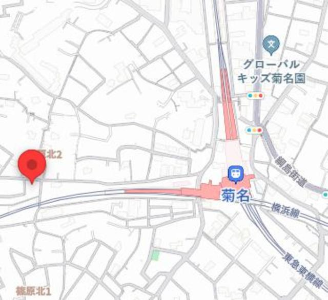 ヴェルデ篠原の地図