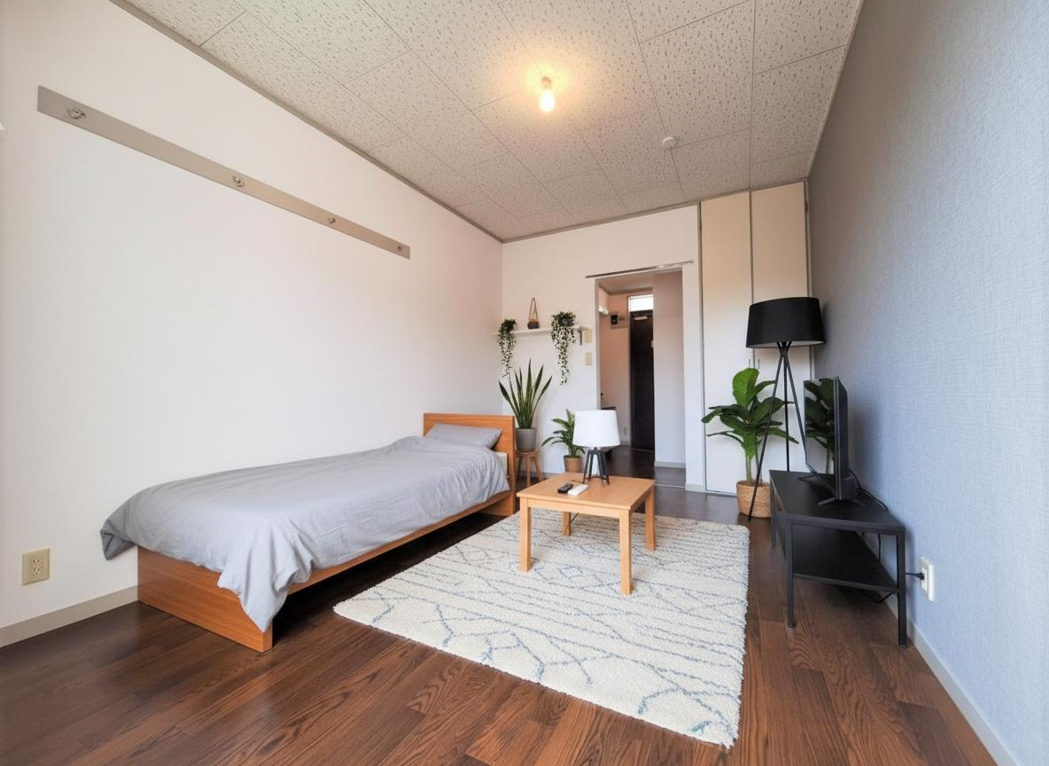 ヴェルデ篠原の洋室|CG家具の為実際は家具が付きません