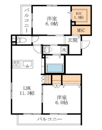 リノテラスの間取り|★間取図★