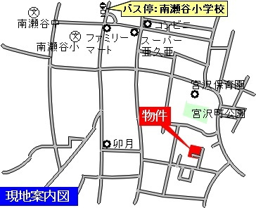 シティハイム　ベルメゾンＣの地図|案内図