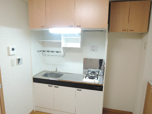 ＨＩＬＬＳ　ＫＯＢＡＹＡＳＨＩⅡのキッチン|１口ですが作業スペースが広く取れております