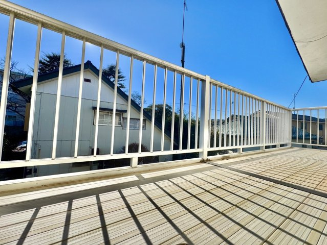 日立市東金沢町中古戸建のバルコニー