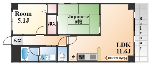 ベルべデール甲南の間取り