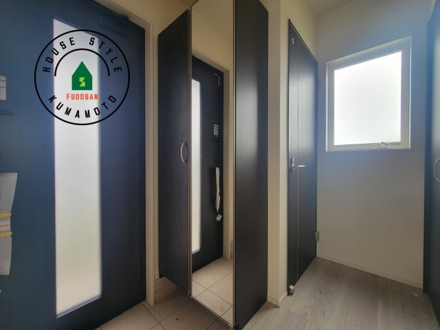 熊本市西区小島9丁目第2-1棟（1号棟）の防犯設備|二重ロックでしっかり防犯対策ができます。