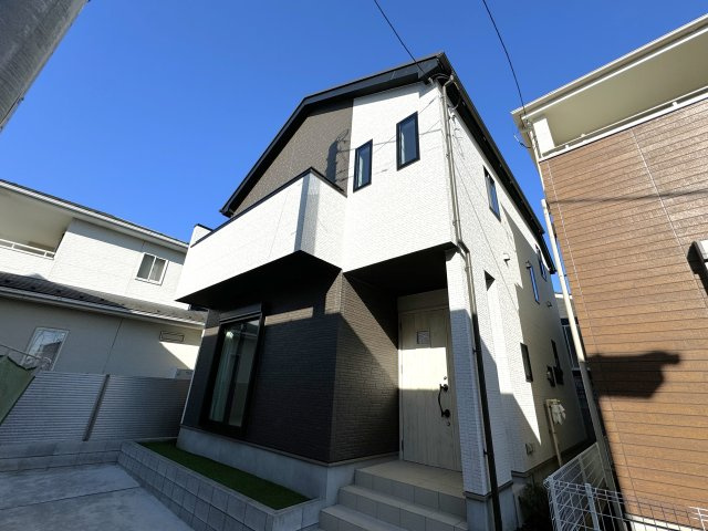 市川市曽谷１丁目新築戸建（曽谷１丁目Ⅴ）の外観|1号棟外観・完成済み内覧可能です！