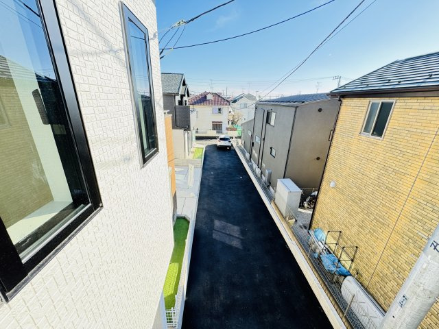 市川市曽谷１丁目新築戸建（曽谷１丁目Ⅴ）の展望|バルコニーより道路側眺望