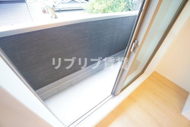 クアトロ本千葉のバルコニー