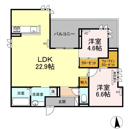 エグレットテラスの間取り