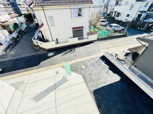 市川市曽谷１丁目新築戸建（曽谷１丁目Ⅴ）の展望|バルコニーより道路側眺望