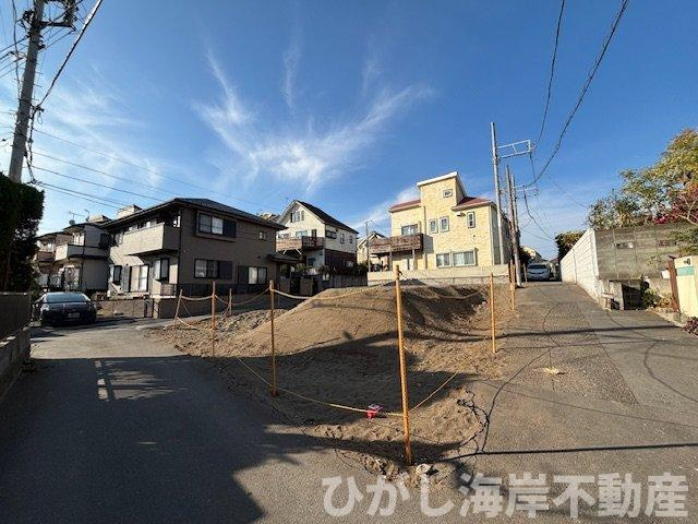 茅ヶ崎市中海岸3丁目　売地の前面道路含む現地写真|現地外観　