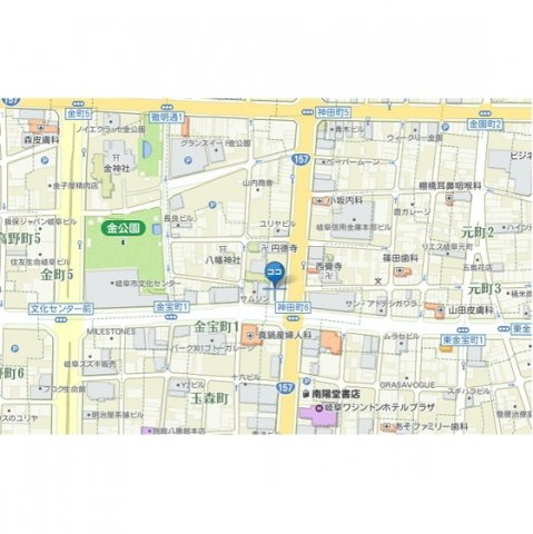 岐阜市神田町６丁目の事務所の外観