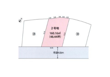 【区画図】 | 福来　全３区画