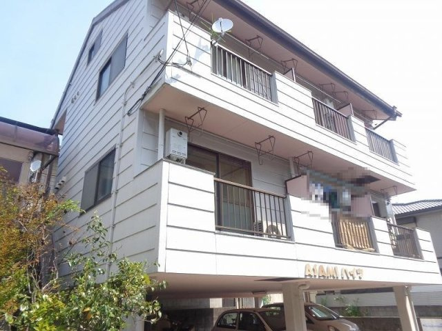 アサミハイツの外観|落ち着いた雰囲気の外観です