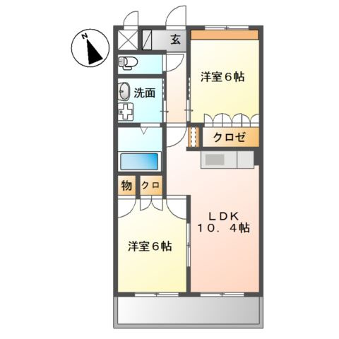 【間取り】 | グランディール天神