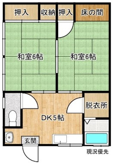 【間取り】 | 田中アパート