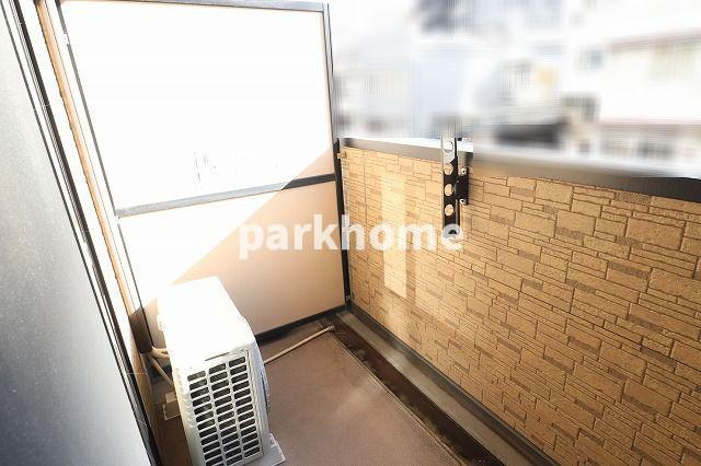 セブンシーズ城見のバルコニー|お洗濯にも便利なバルコニー付き