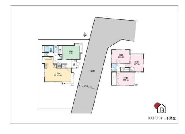 【間取り】 | 桶川市川田谷　中古戸建