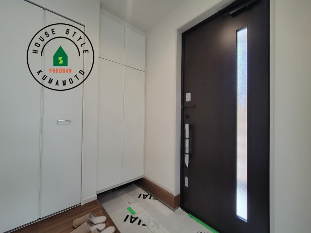 熊本市北区楠1丁目第2-2棟（2号棟）　の防犯設備|二重ロックでしっかり防犯対策ができます。