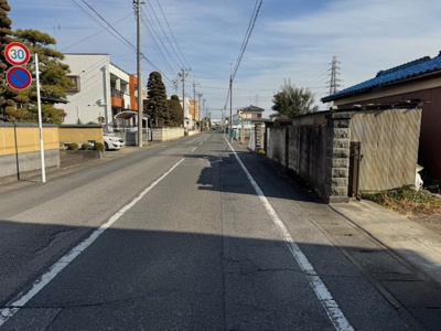 【前面道路含む現地写真】 | 太田市新井町　売土地