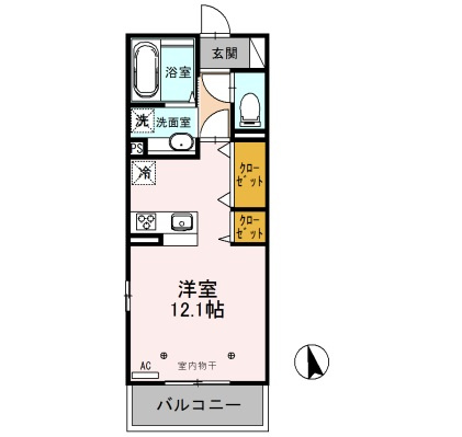 クレシアの間取り