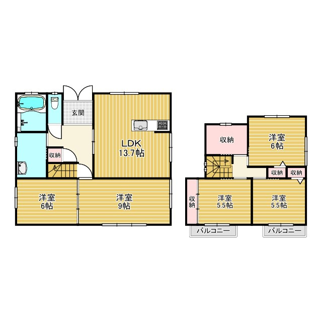 中古戸建の間取り