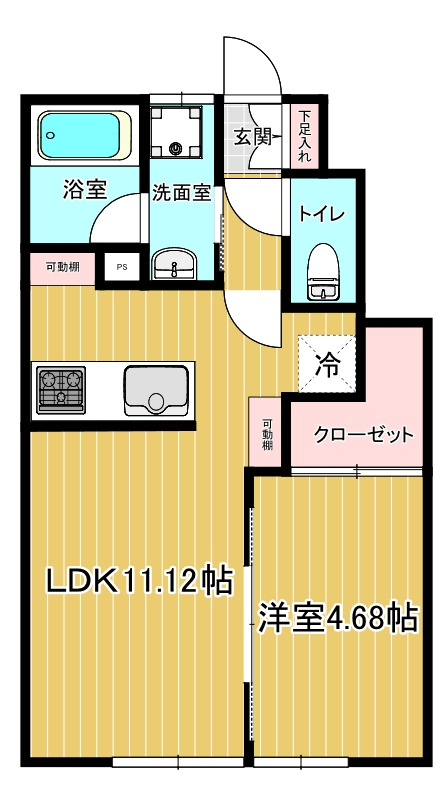 Floraison Bの間取り