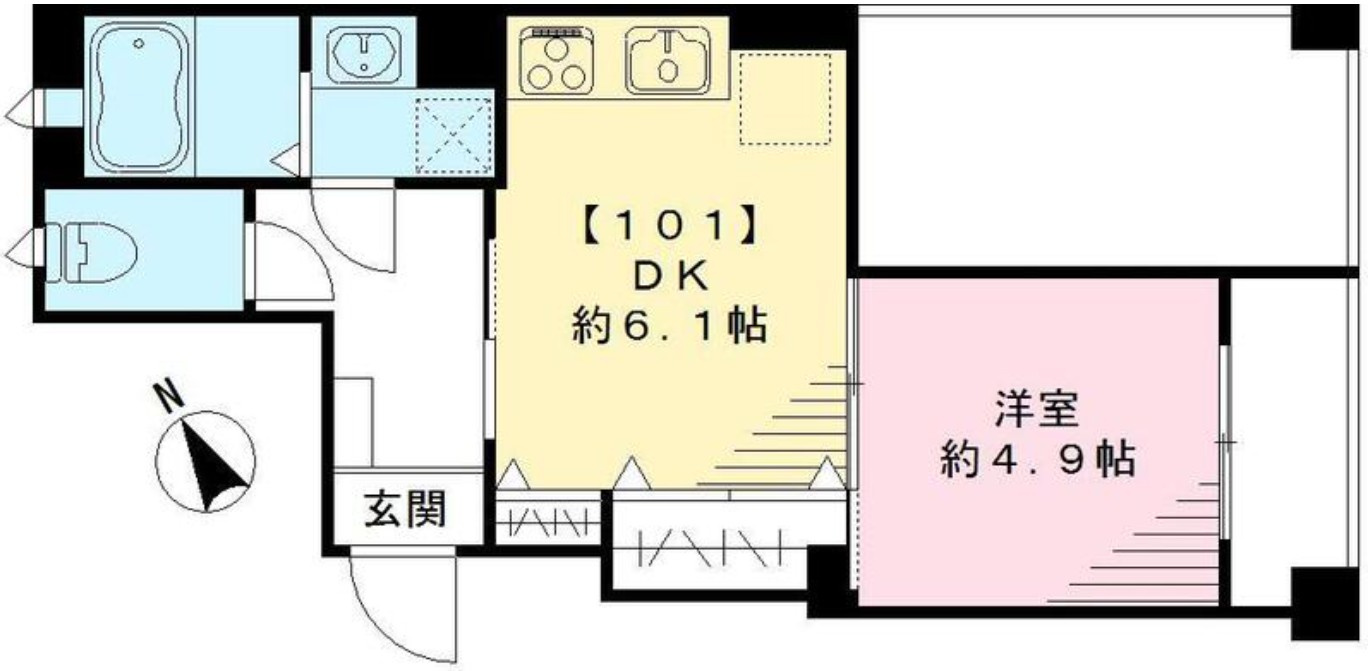 ラシーネ荻窪の間取り