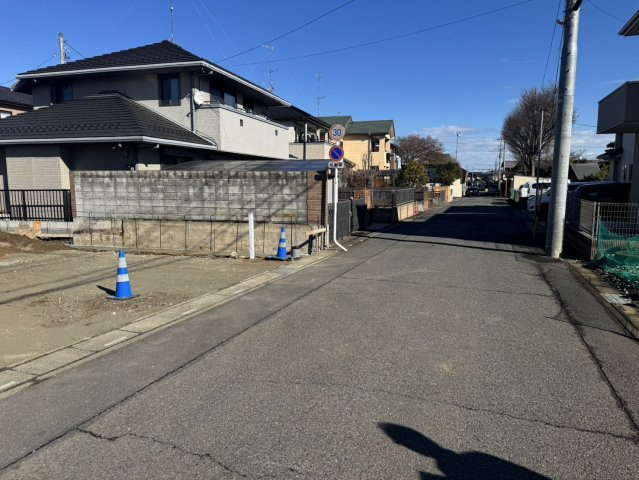 リーブルガーデン．S　深谷桜ヶ丘　の前面道路含む現地写真|現地前面道路（2025年01月07日）撮影
